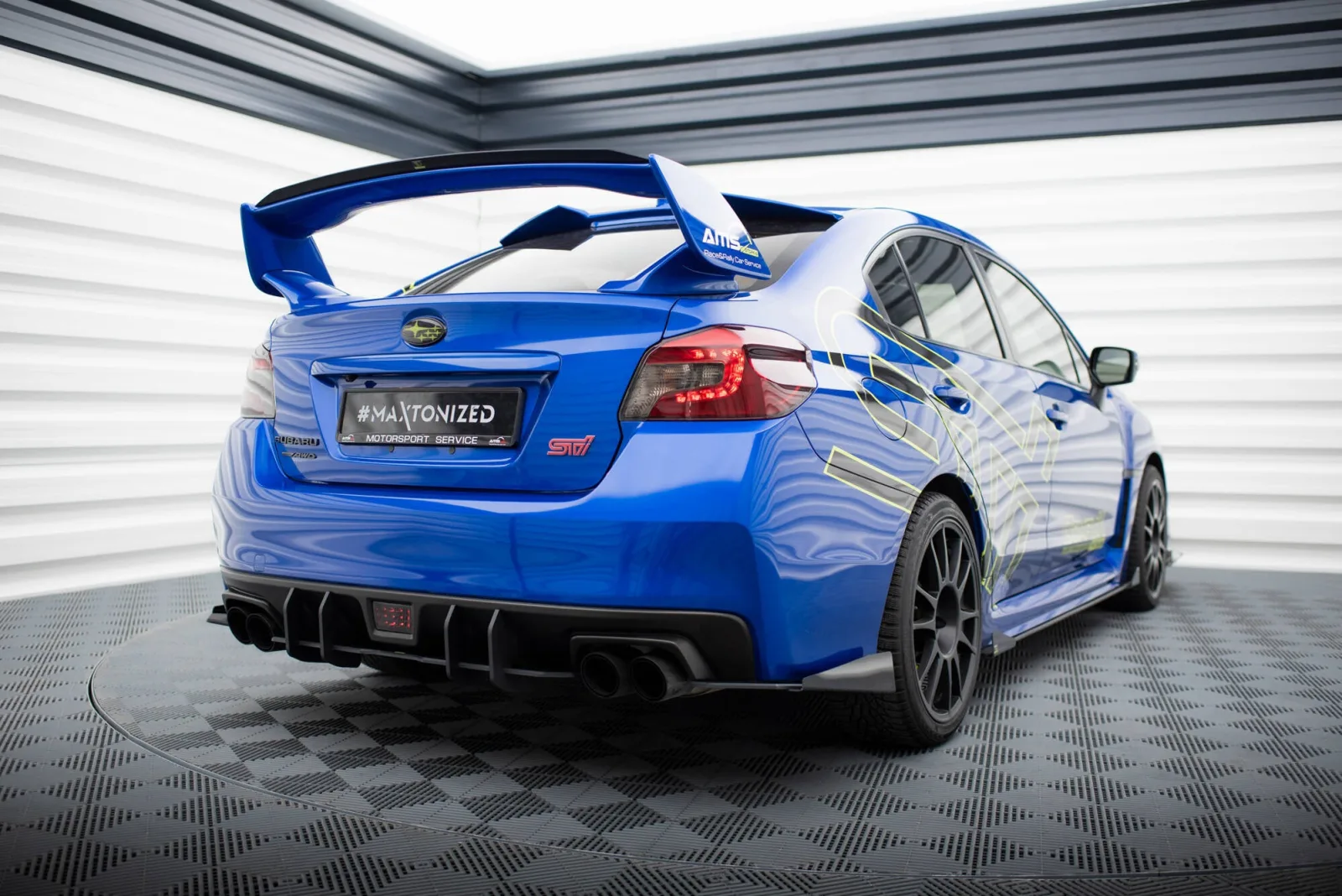 Rear Diffuser Street Pro compatible with Subaru WRX STI Mk1