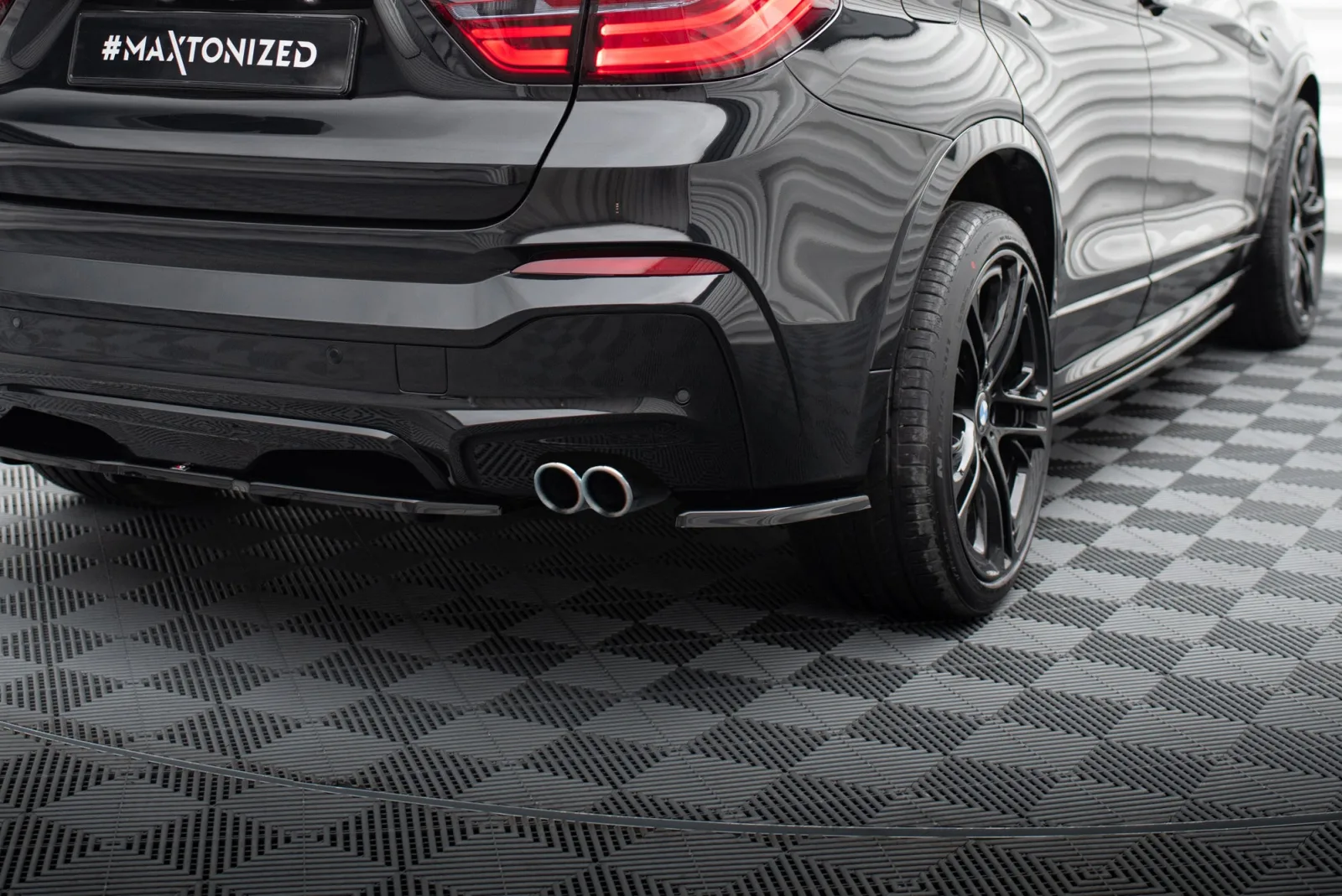 Rear Side Splitters compatible with BMW X4 M-Pack