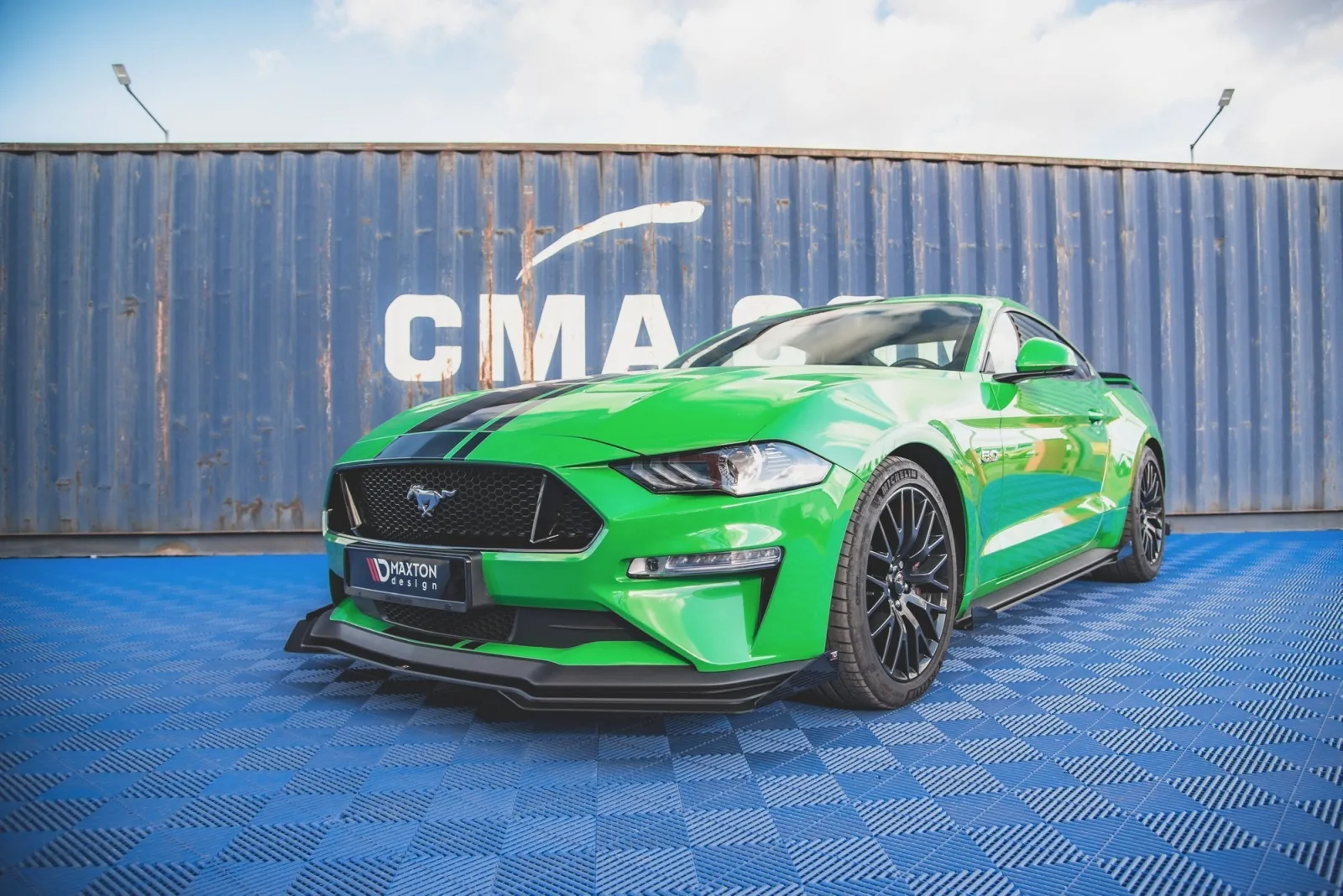 Front Flaps Flaps compatible with Ford Mustang GT Mk6 Facelift