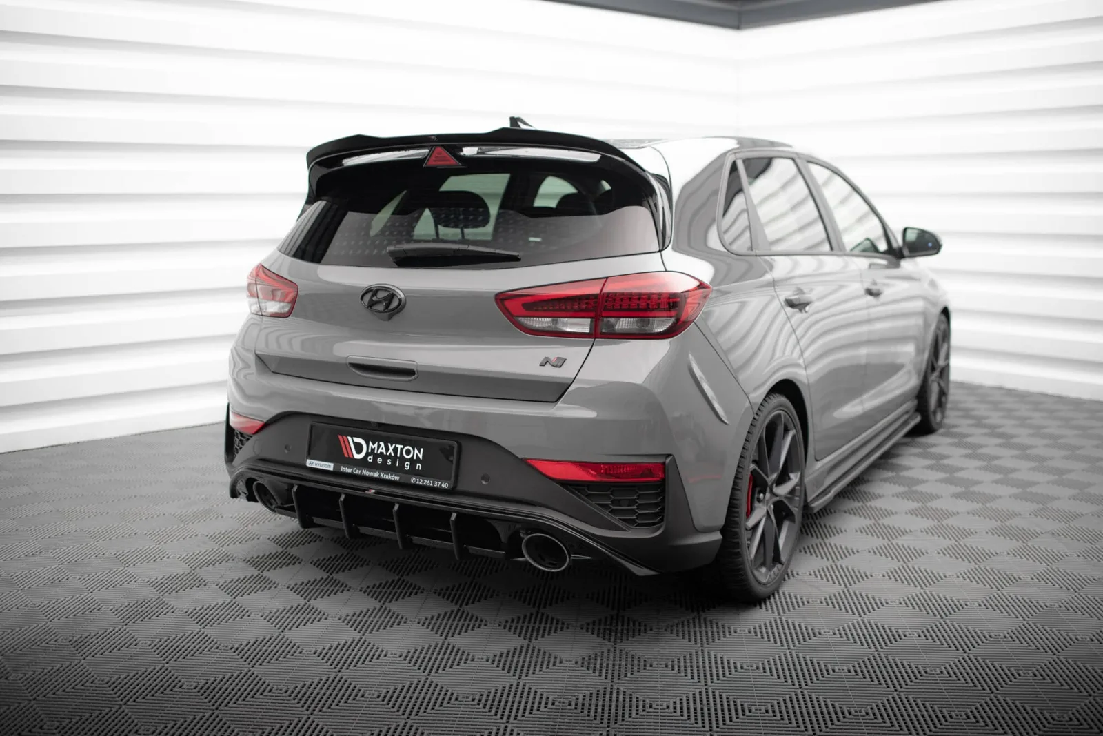 Rear Valance compatible with Hyundai I30 N Hatchback Mk3 Facelift