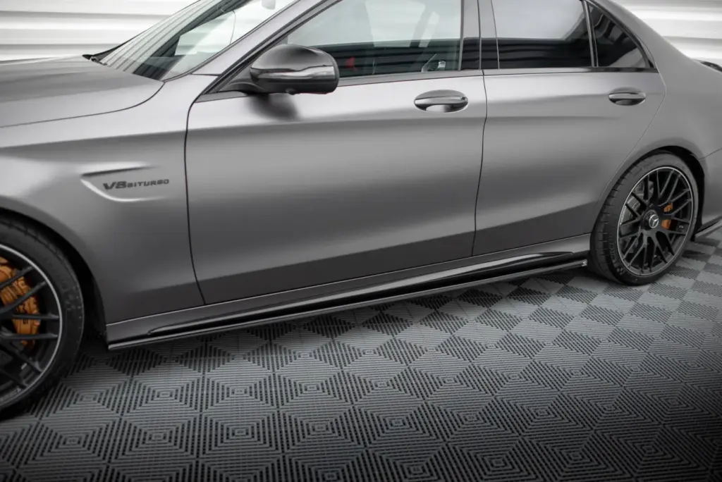 Side Skirts Diffusers compatible with Mercedes-AMG C63 Sedan / Estate W205 Facelift