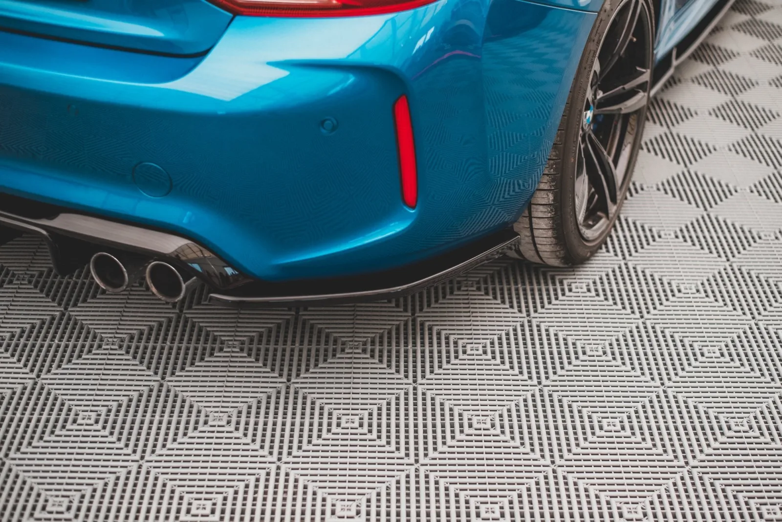 Rear Side Splitters V.3 compatible with BMW M2 F87