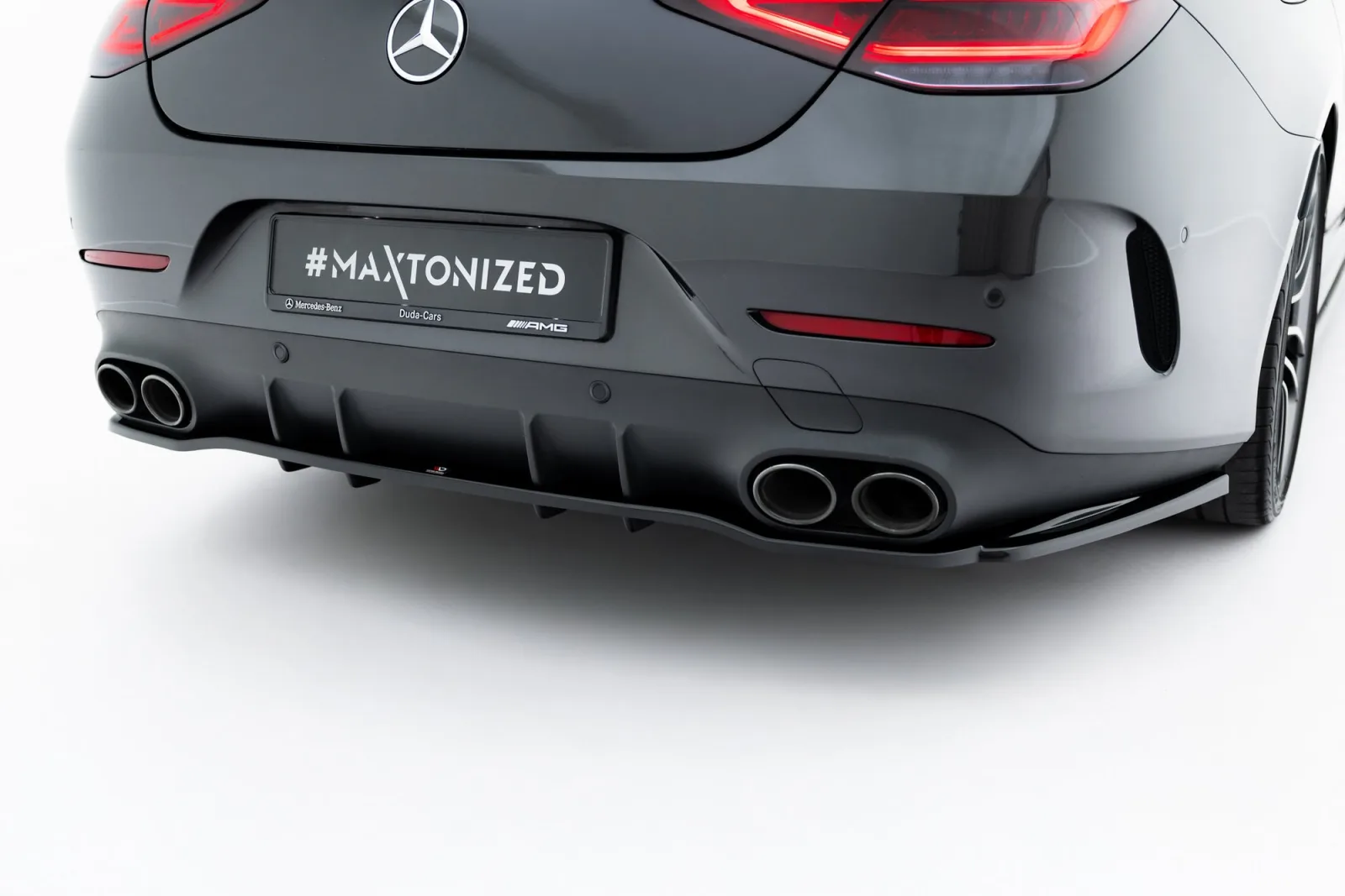 Rear Splitter (With Diffuser) compatible with Mercedes-AMG CLS 53 C257