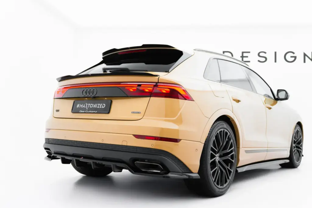 Rear Splitter (With Diffuser) compatible with Audi Q8 Mk1 Facelift