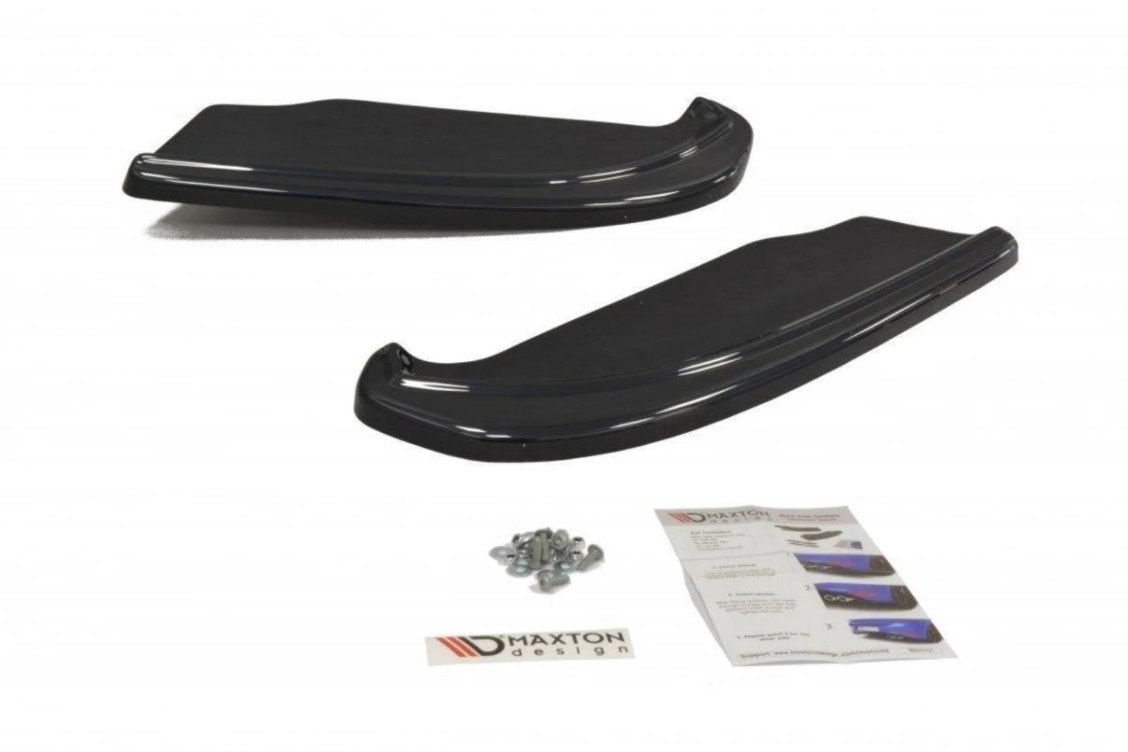Rear Side Splitters compatible with Subaru Impreza MK2 WRX