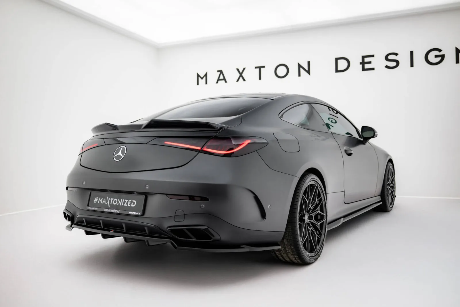 Rear Splitter (With Diffuser) compatible with Mercedes-Benz CLE AMG-Line C236