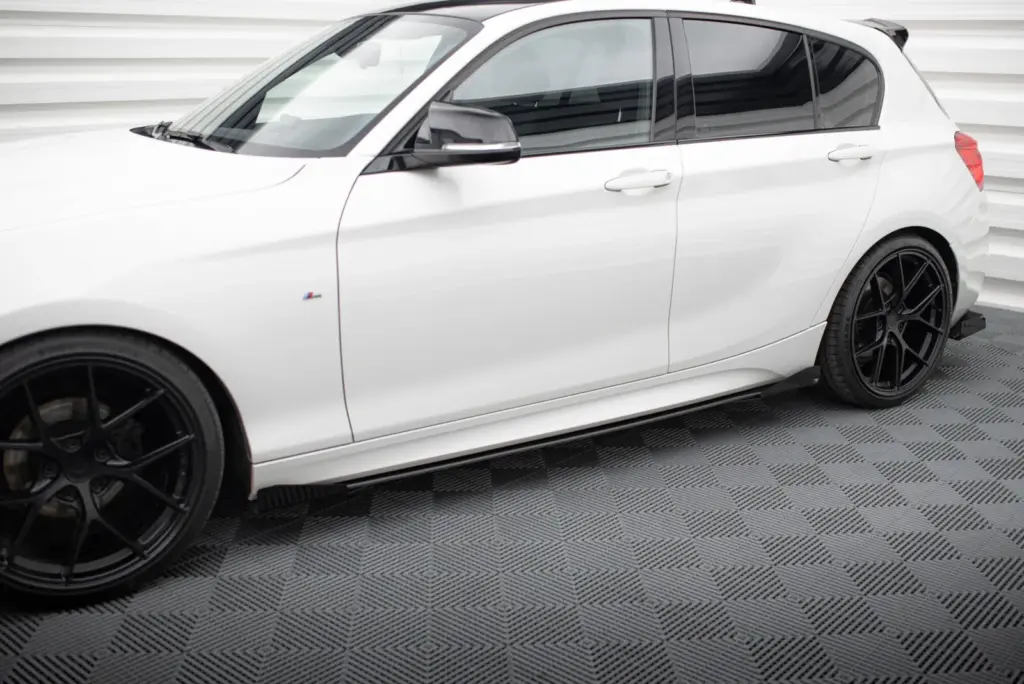 Side Skirts Diffusers Street Pro V.2 + Flaps compatible with BMW 1 F20 M135i / M140i / M-Pack