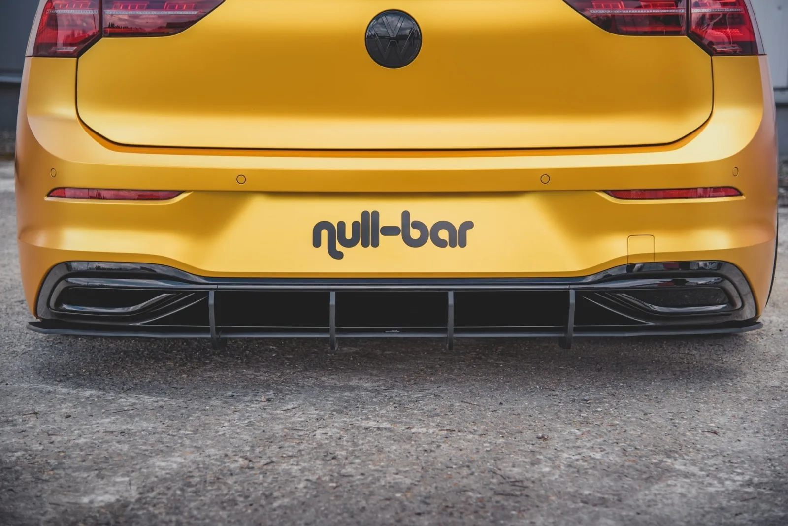 Rear Diffuser Street Pro V.1 compatible with Volkswagen Golf Mk8