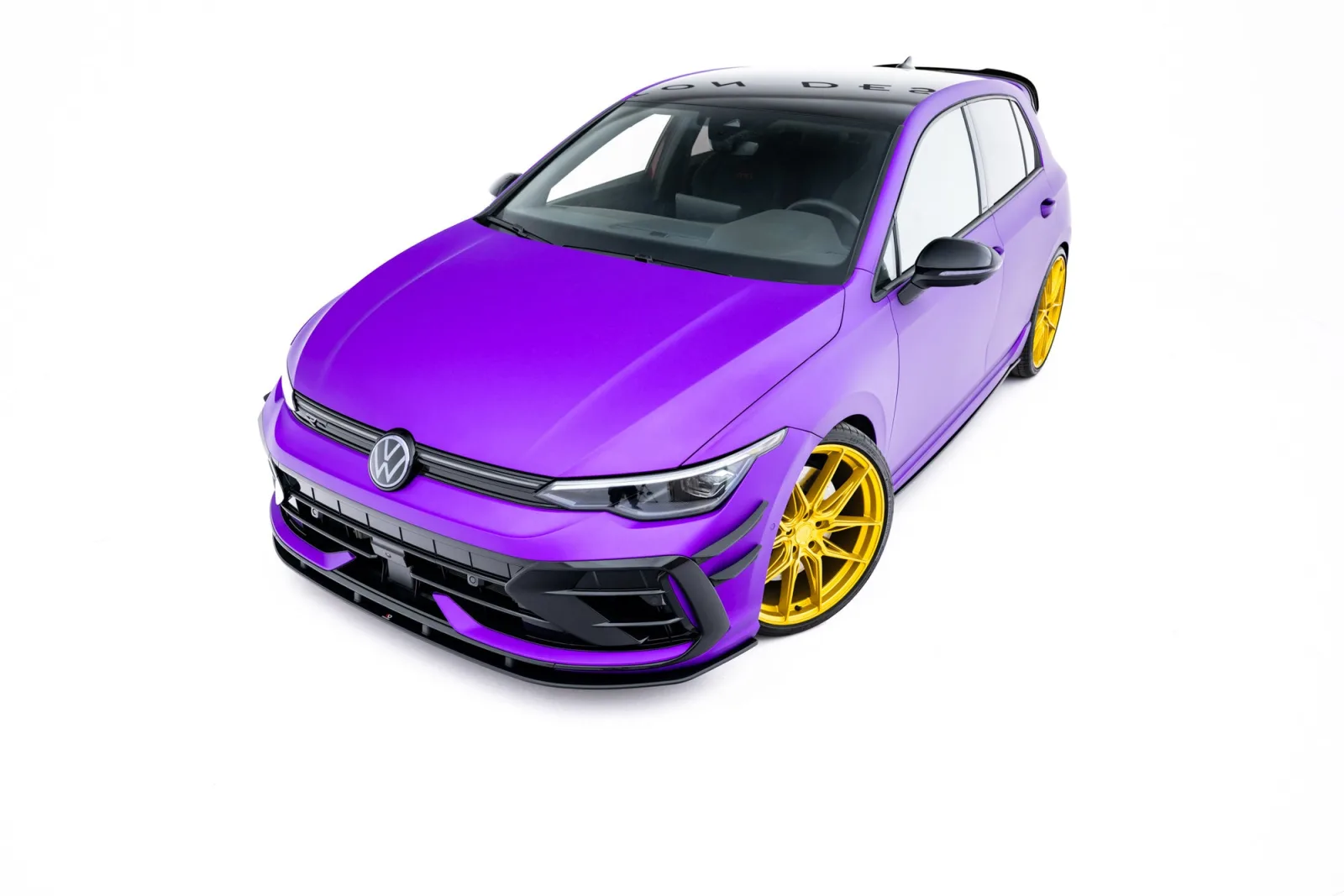 Front Splitter Street Pro compatible with Volkswagen Golf R Hatchback Mk8 Facelift