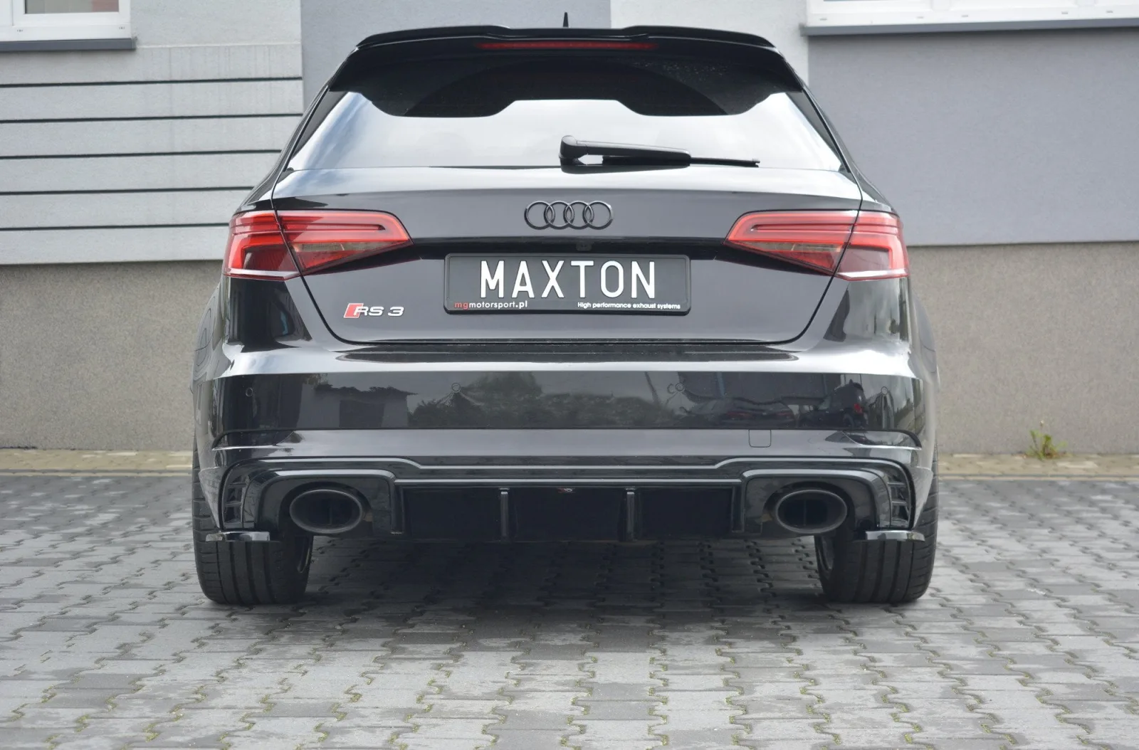 Rear Valance compatible with Audi RS3 8V FL Sportback