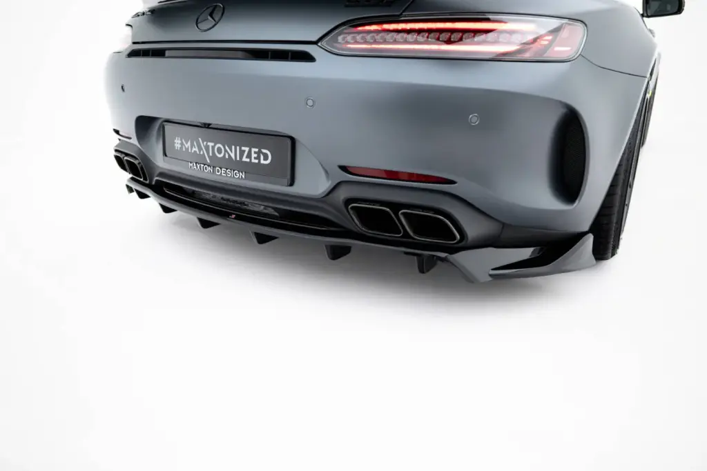 Rear Splitter (With Diffuser) compatible with Mercedes-AMG GT C C190 Facelift