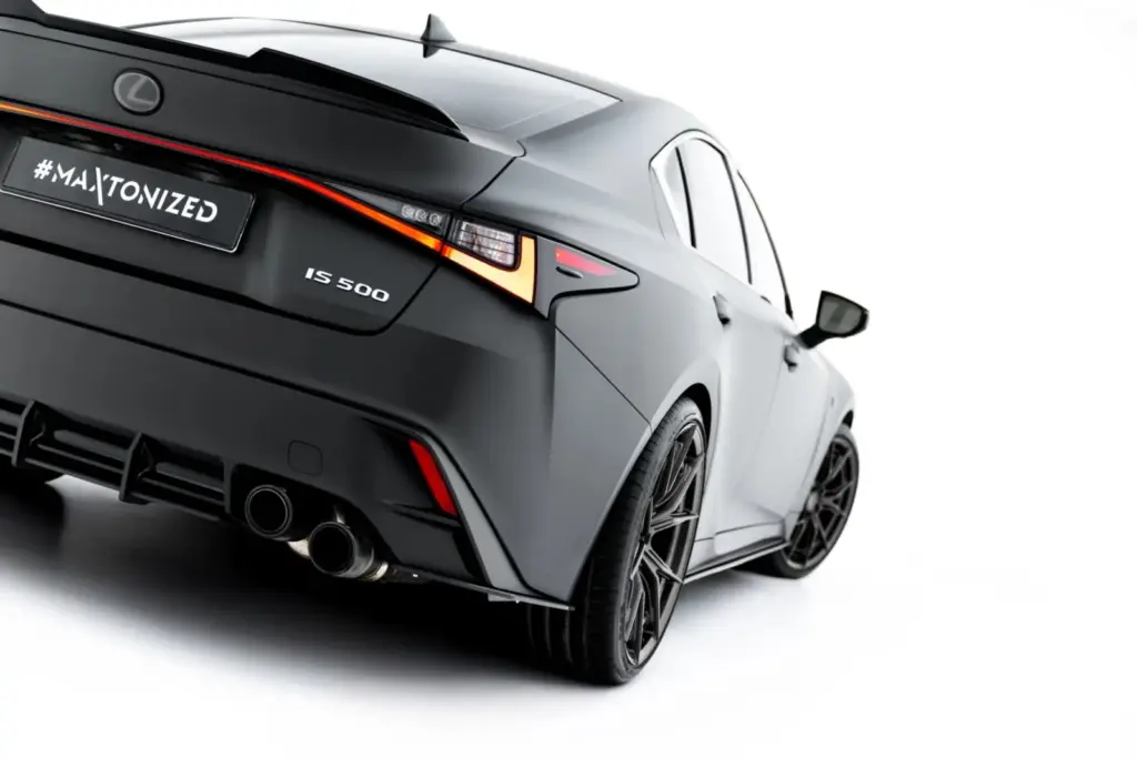 Rear Side Splitters Street Pro compatible with Lexus IS 500 Mk3 Facelift 2 (XE30)