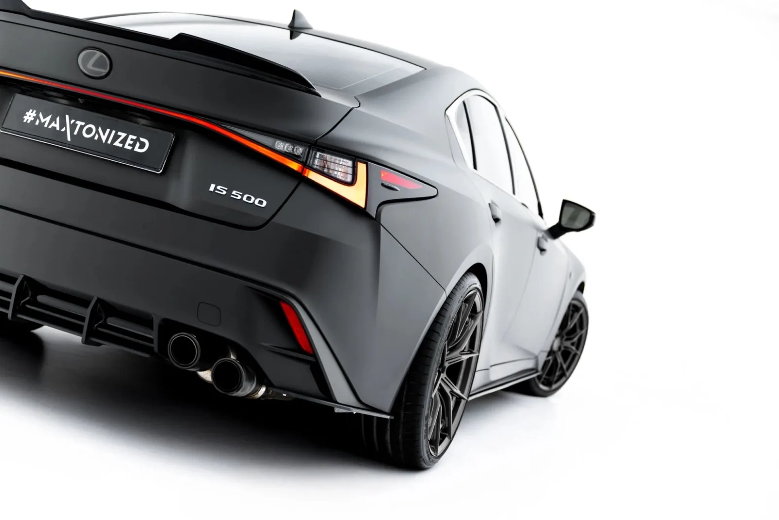 Rear Side Splitters Street Pro compatible with Lexus IS 500 Mk3 Facelift 2 (XE30)