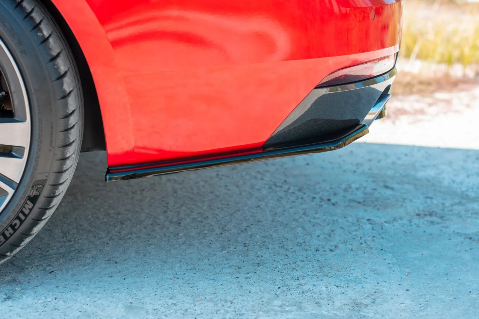 Rear Side Splitters compatible with Peugeot 508 Benzyna Mk2