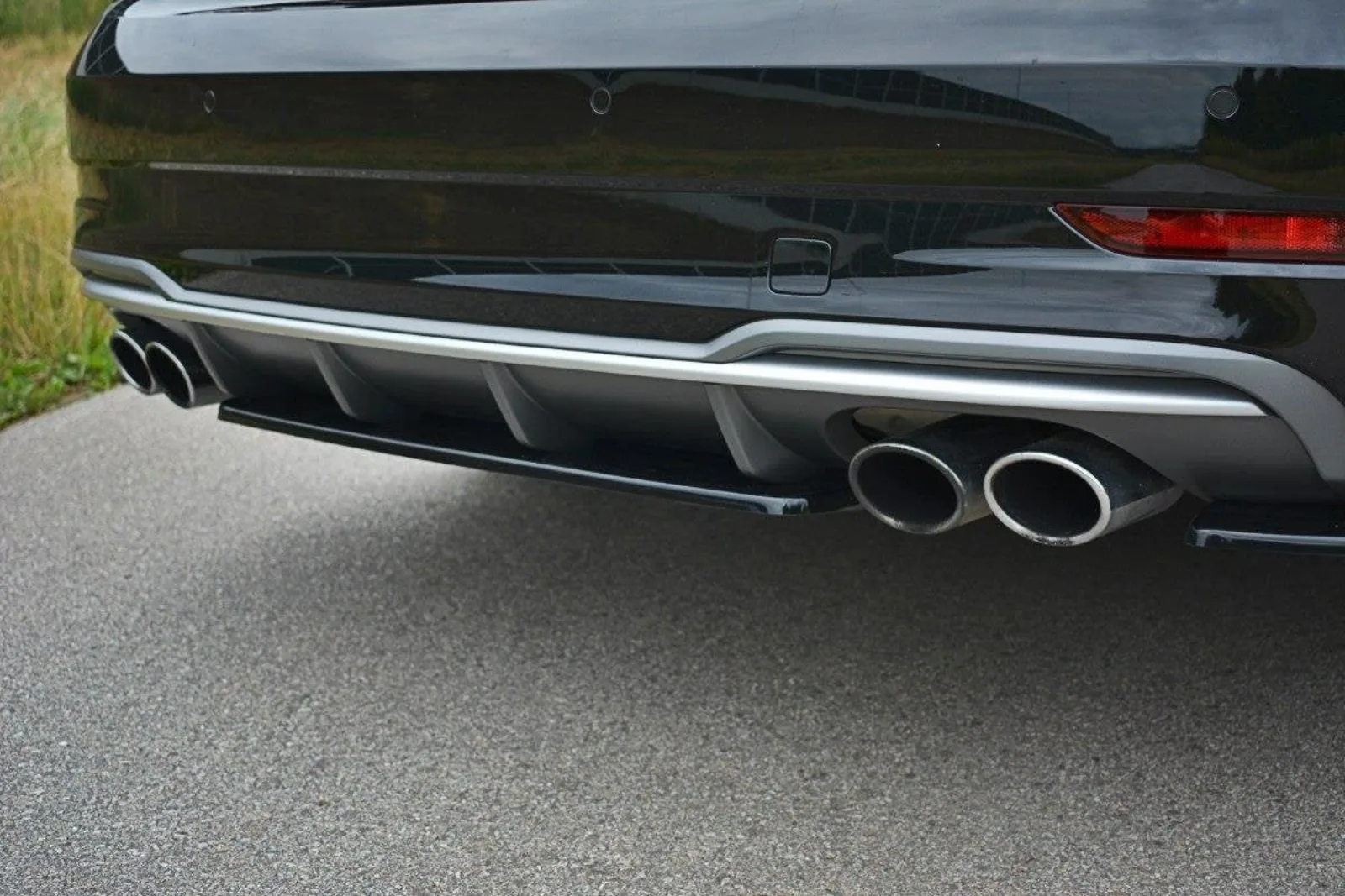 Rear Splitter compatible with Audi S3 8V FL Hatchback / Sportback / Sedan