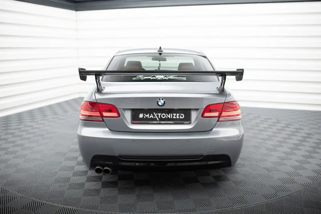 Carbon Spoiler With External Brackets compatible with BMW 3 / M3 Coupe E92