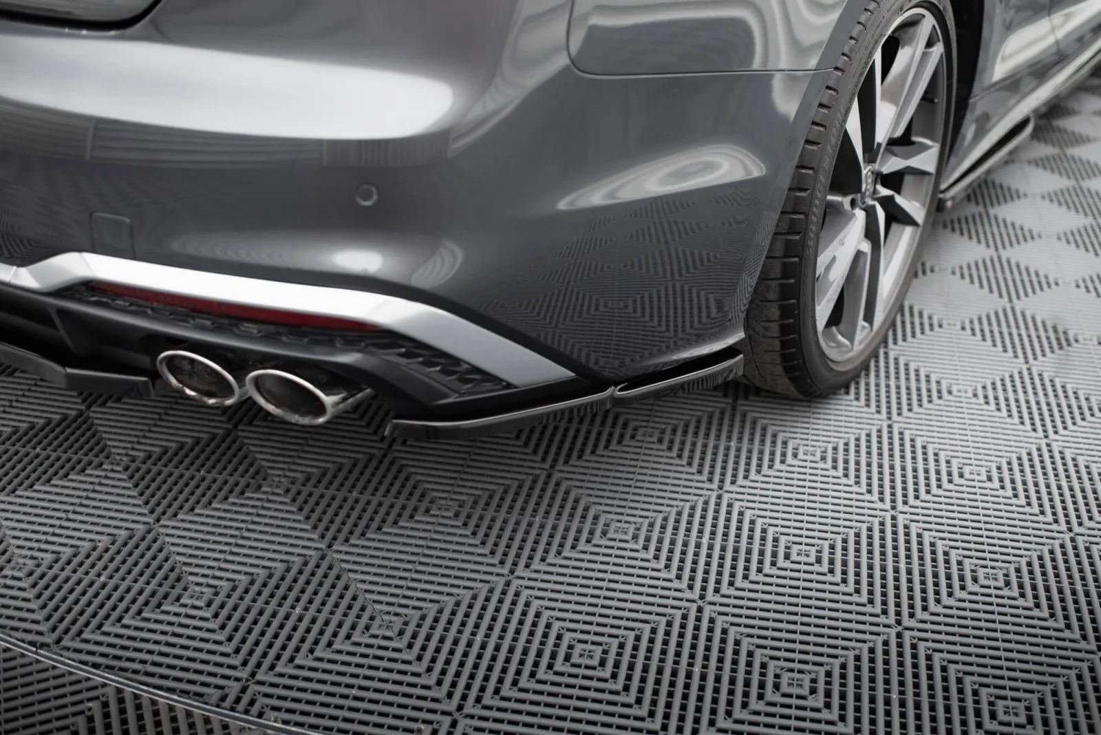 Rear Splitters compatible with Audi S5 Sportback / Coupe F5 Facelift