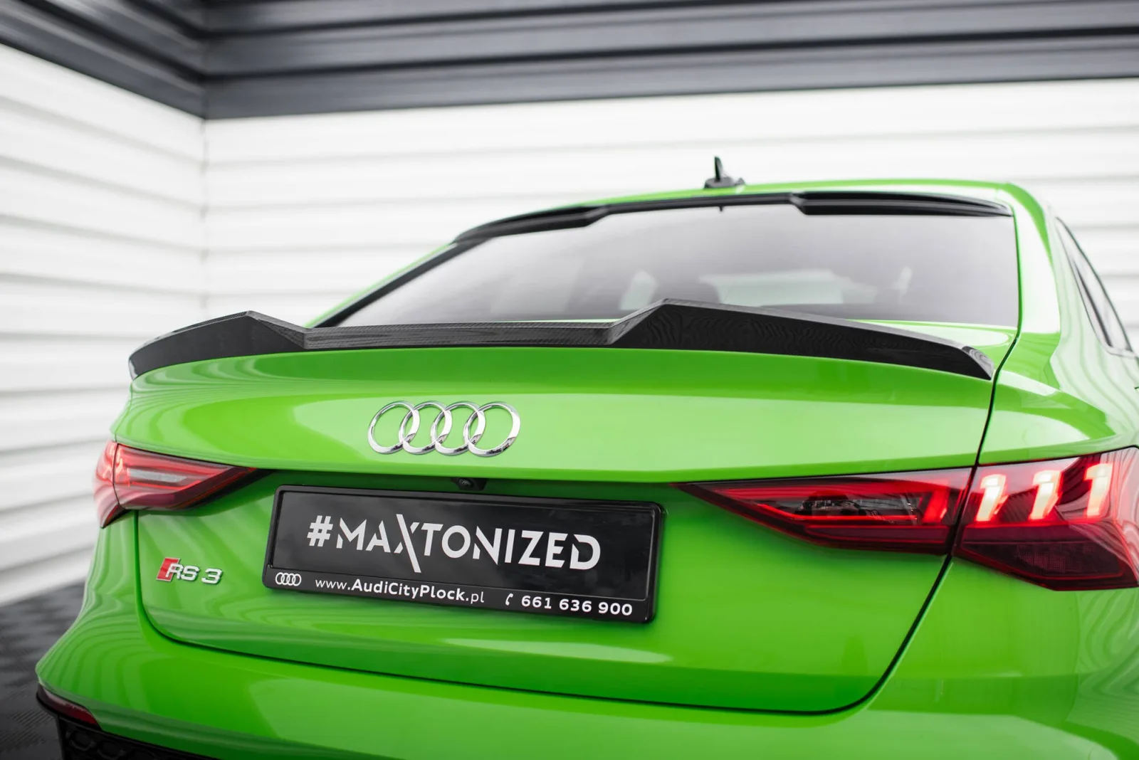 Carbon Spoiler Rear Boot Lid Prepreg compatible with Audi RS3 / S3 / A3 S-Line / Standard Sedan 8Y