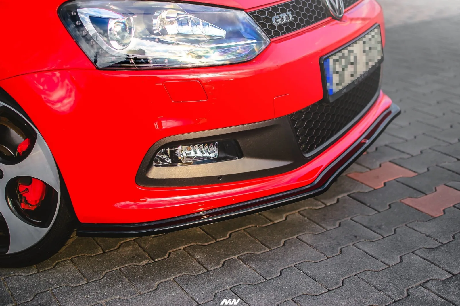 Front Splitter V.2 compatible with Volkswagen Polo GTI Mk5