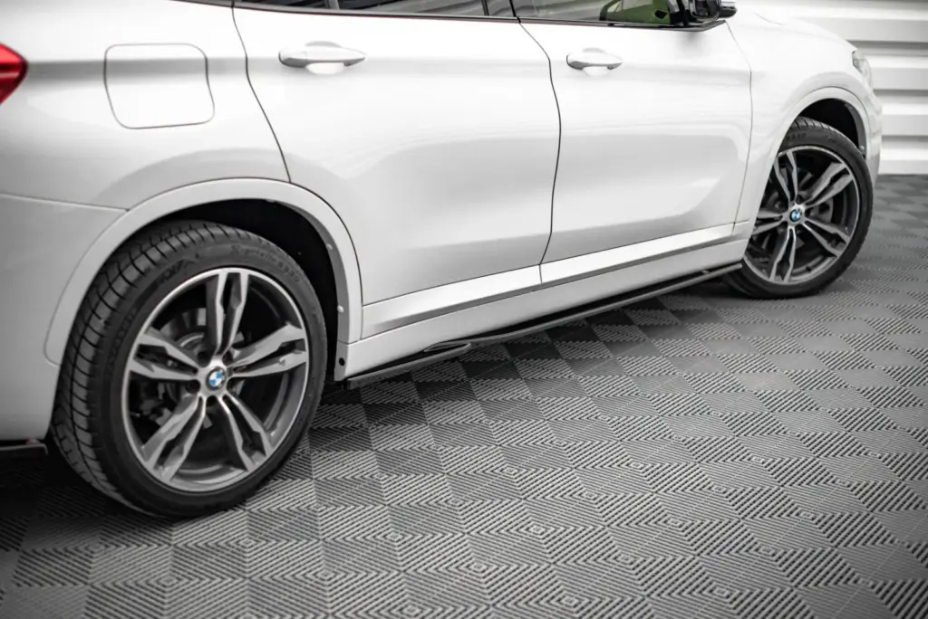 Side Skirts Diffusers compatible with BMW X1 M-Pack F48 / F48 Facelift