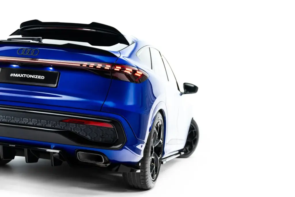 Rear Splitter (With Diffuser) compatible with Audi Q5 S-Line Sportback / SUV Mk3