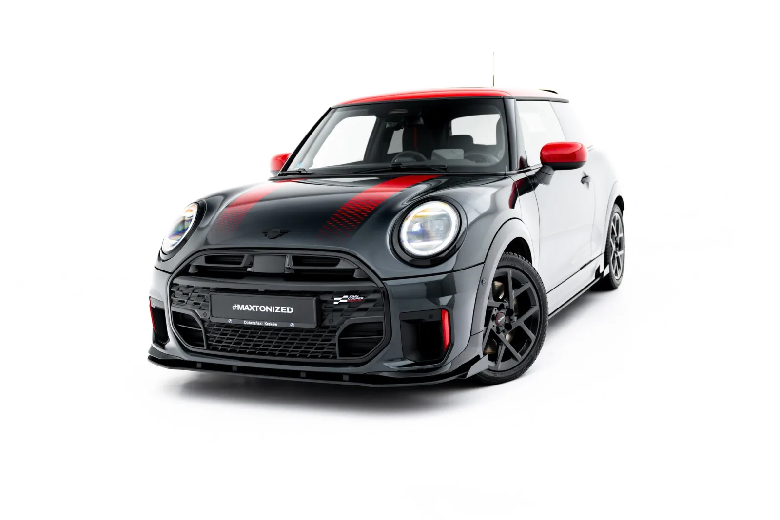 Front Splitter Street Pro + Flaps compatible with Mini Cooper John Cooper Works F66