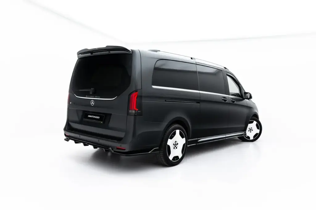 Rear Splitter (With Diffuser) compatible with Mercedes-Benz V AMG-Line W447 Facelift 2
