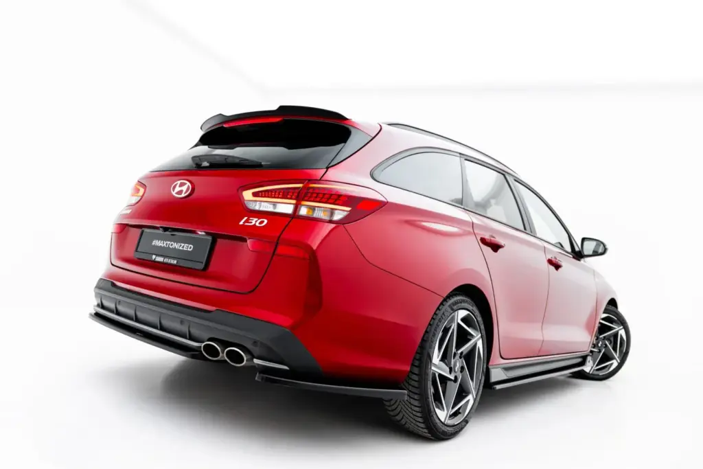 Rear Side Splitters V.1 compatible with Hyundai I30 N-Line Wagon Mk3 Facelift